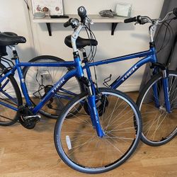 2 Bikes TREK Verve 2 Hybrid Bikes 