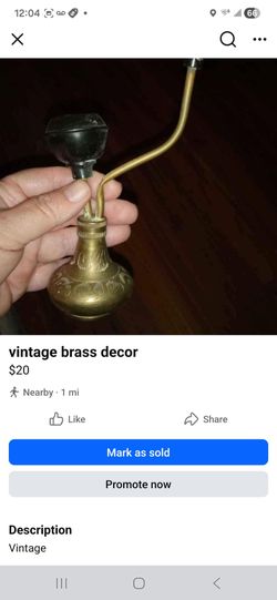 Vintage brass decor