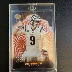 Joe Burrow /75 Panini Card 