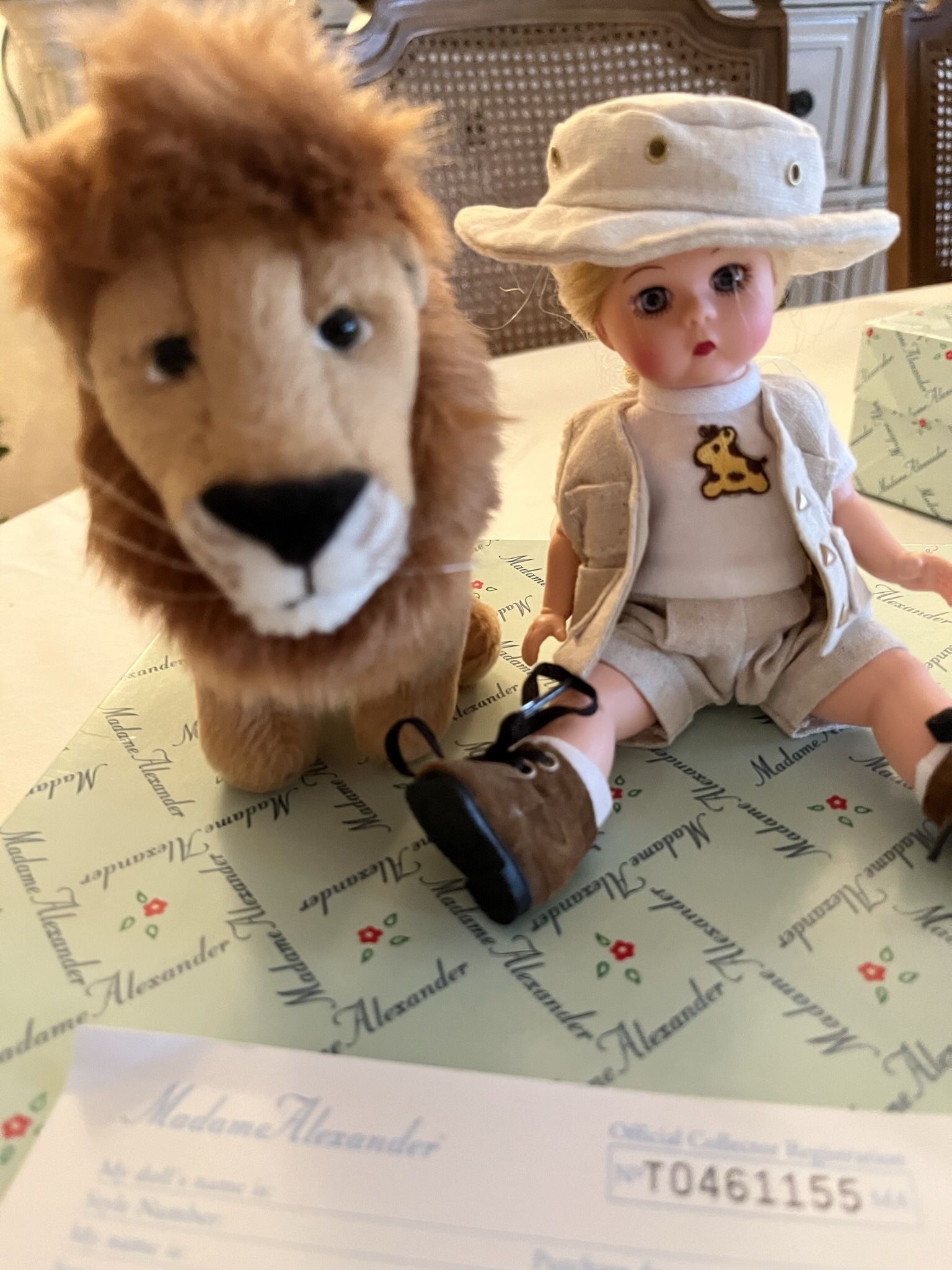 Madame Alexander African Safari Doll 8”