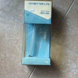 aquarium inflow glass pipe 