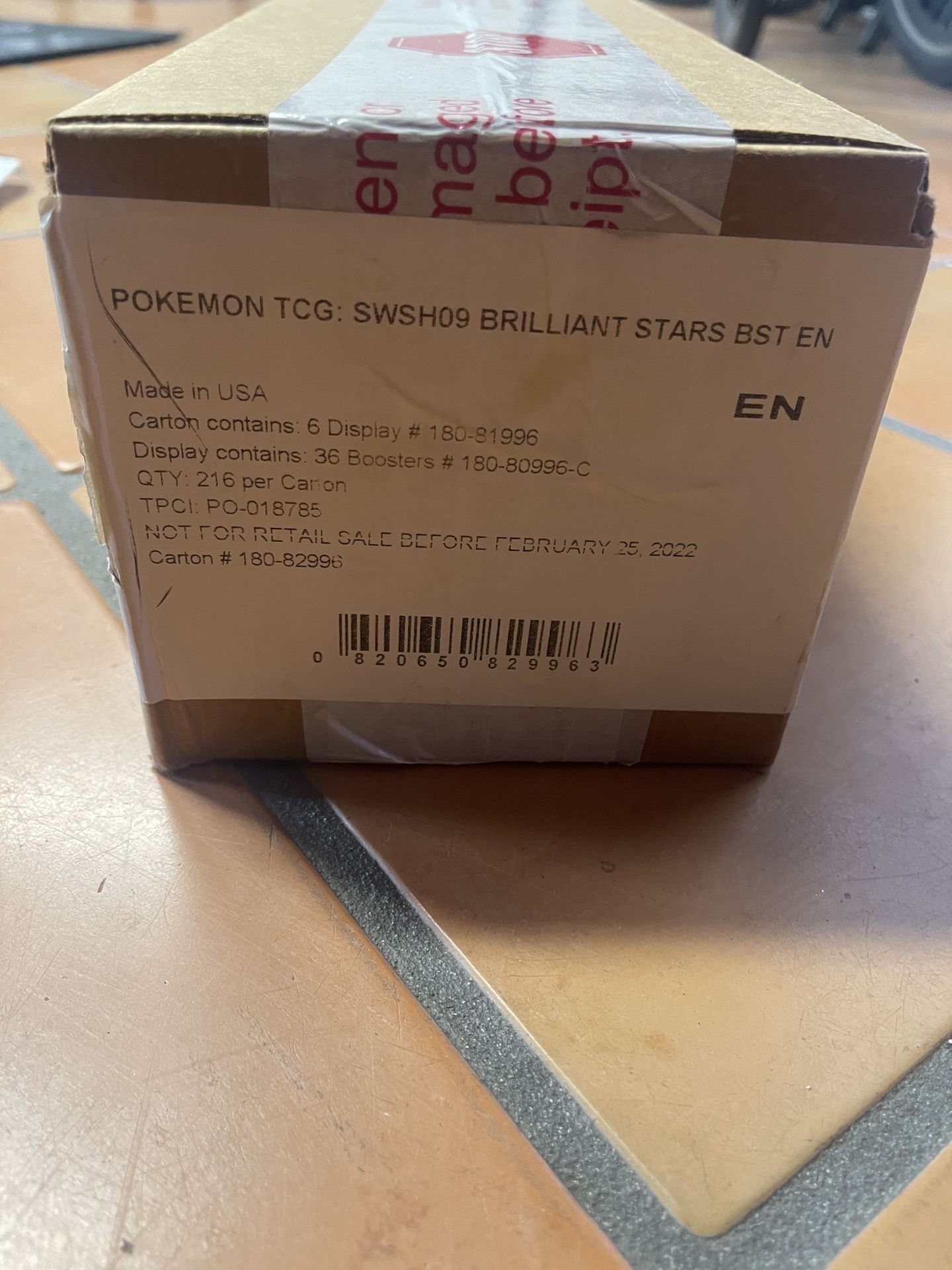 Pokémon Brilliant Stars Booster Box Case