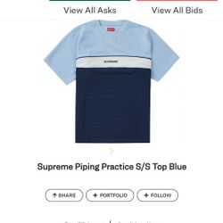 Supreme Piping Practice Tee