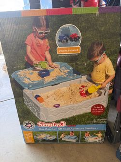 Simply 3 blue mountain off road sand box