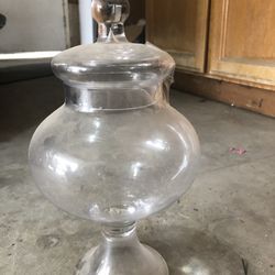Glass Candy Dish $6