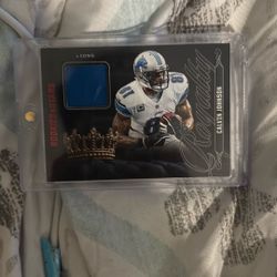 Calvin Johnson Patch Royalty Rookie And Stars