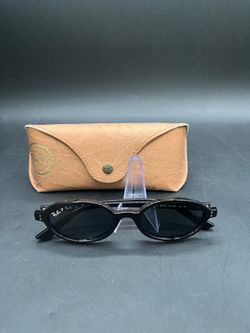 RAY-BAN RB4472 OVAL WOMEN'S SUNGLASSES BLACK FRAME GRAY TINTED 145MM W/ CASE *6765