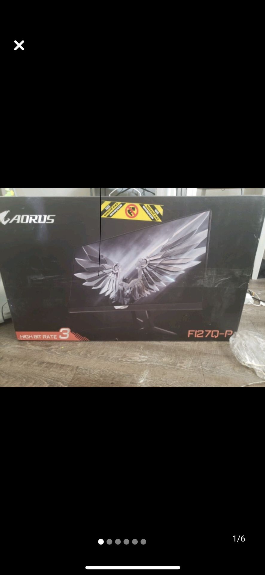 Aorus computer monitor f127q-p