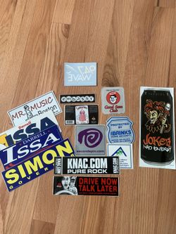 Rock And Political Bumper Stickers