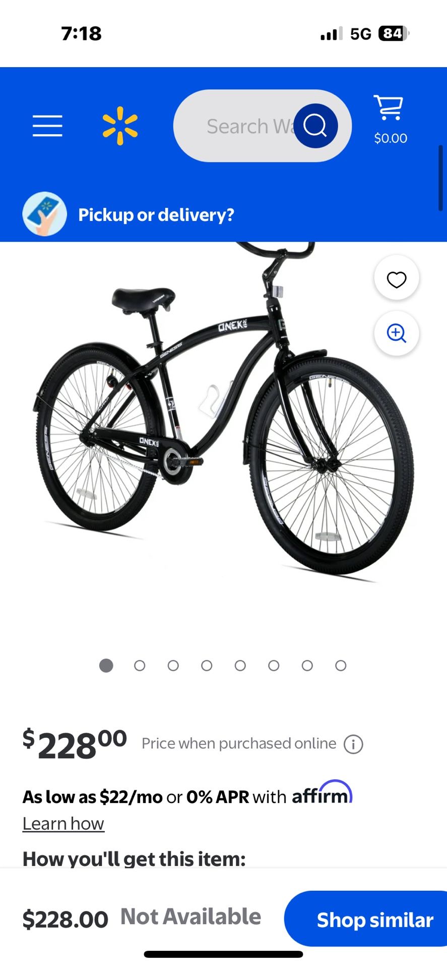 Genesis Onyx 29" Cruiser Bicycle!