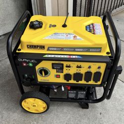 Champion Power Equipment 12,000/9500-Watt Electric Start Dual Fuel Portable Generator 