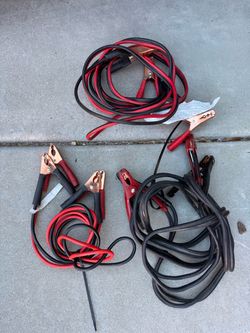 3 Jumper Cables Lot