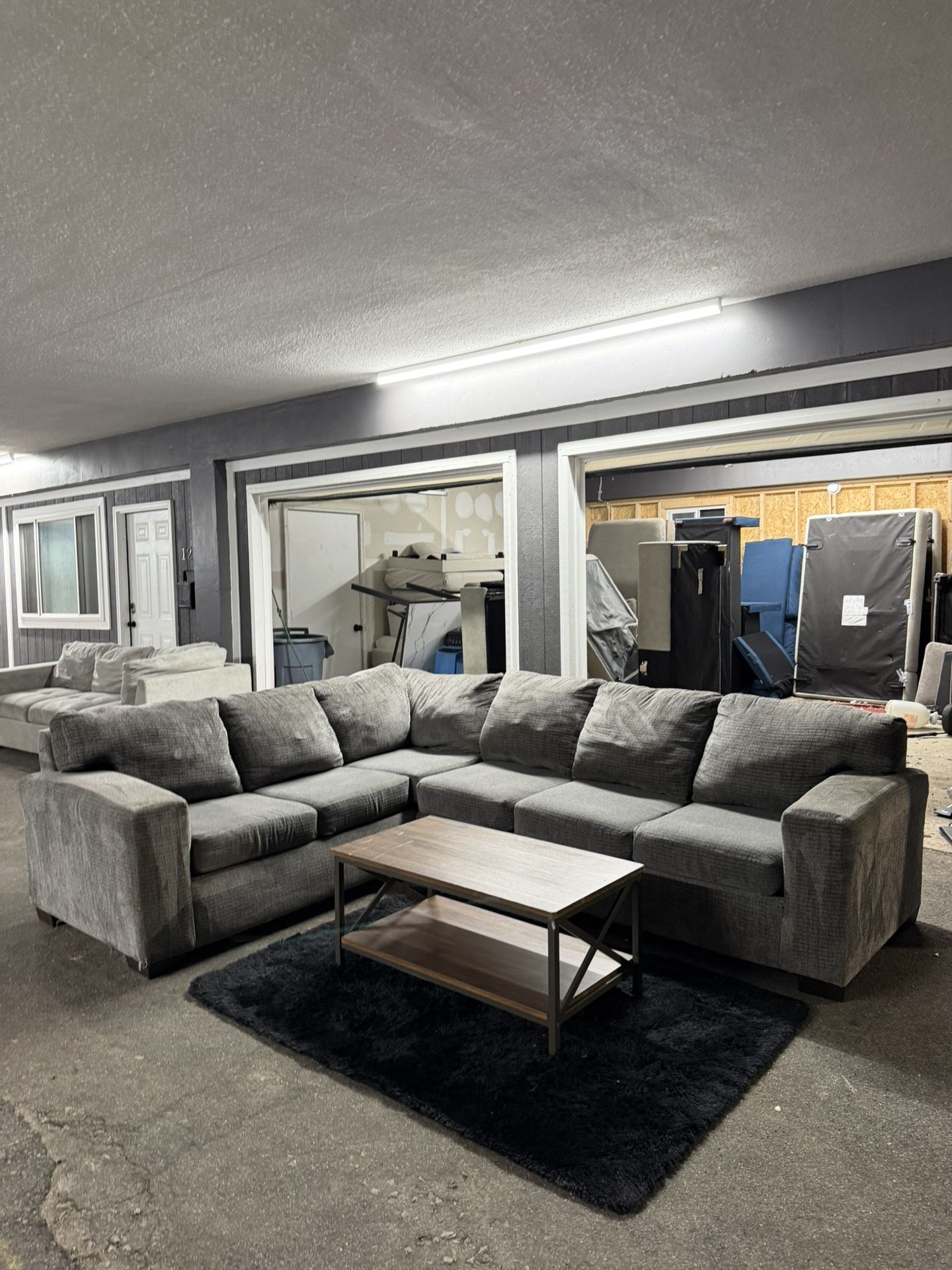 Gray Sectional Couch sofa