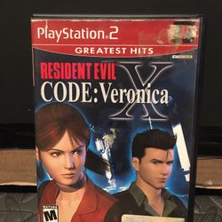 Resident Evil Code Veronica Ps2