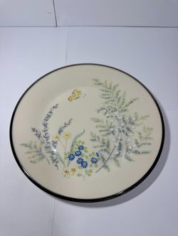 Vintage Lenox Cinderella Dinner Plate 10.5” Butterfly&Floral Pattern Made in USA