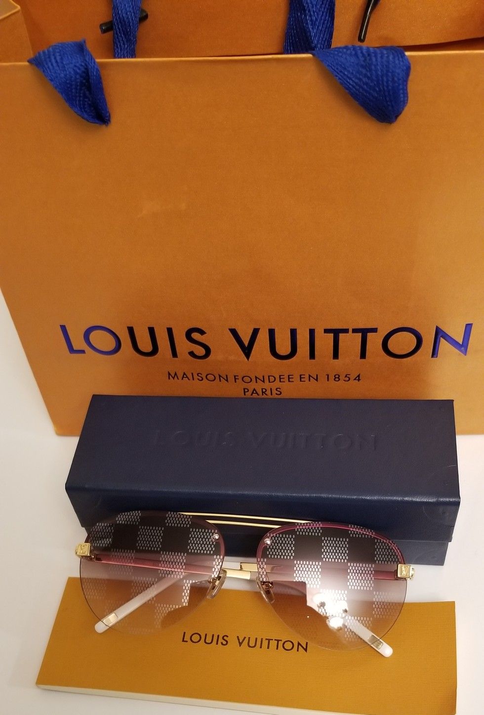 Louis Vuitton #2 Pre-Owned Sunglasses Clockwise Canvas Z1109E