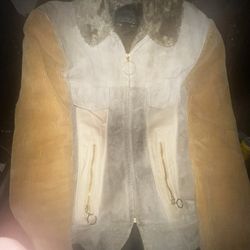 brown suede leather sears men’s jacket