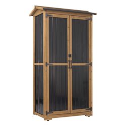 Large ( 69"Tall) Outdoor Storage Cabinet with Shelves, Waterproof - GF37