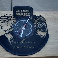 Starwars Record Clock