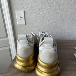 Versace Chain Reaction Leather Low Trainers