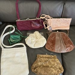 Vintage Beaded & Dressy Women’s Handbags- Lot of 7 Unique