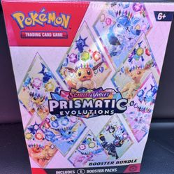 Prismatic Evolutions Pokemon Scarlet & Violet Booster Bundle Trading Card Game