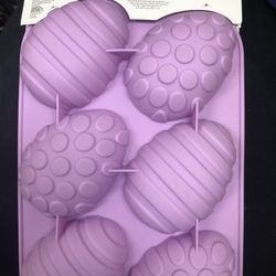Wilton Silicone Egg Mold New 