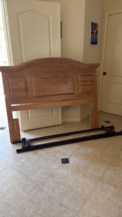 Free headboard and queen size frame