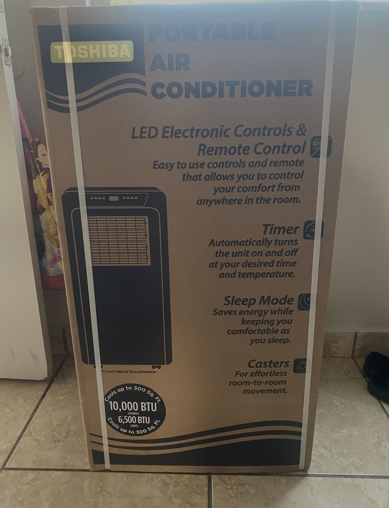 New Toshiba Portable Ac With Dehumidifier