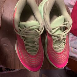 Nike Basketball Sneakers Pink and Green
