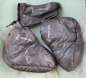 Outdoor Vitals Ultralight Down Booties - Size Small