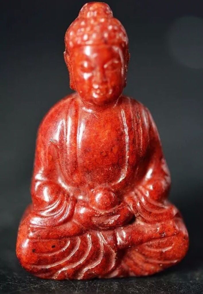 Unique Chinese Jade Buddha Statue pendant
