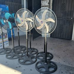Zoom Metal Fan Ventilador 18" - 3 Speed - 5 Blade❗️Super Powerful  BRAND NEW❗️🥶Nuevos en Caja