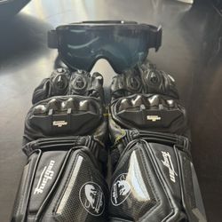 Carbon Fiber, Gloves, And Cool Glasses