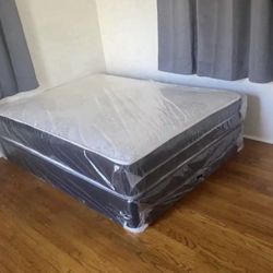 NEW Mattress Full Size With Box Spring // Offer  🚚