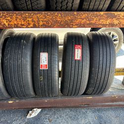 235/55/20 four tires used good condition 🛞🦈