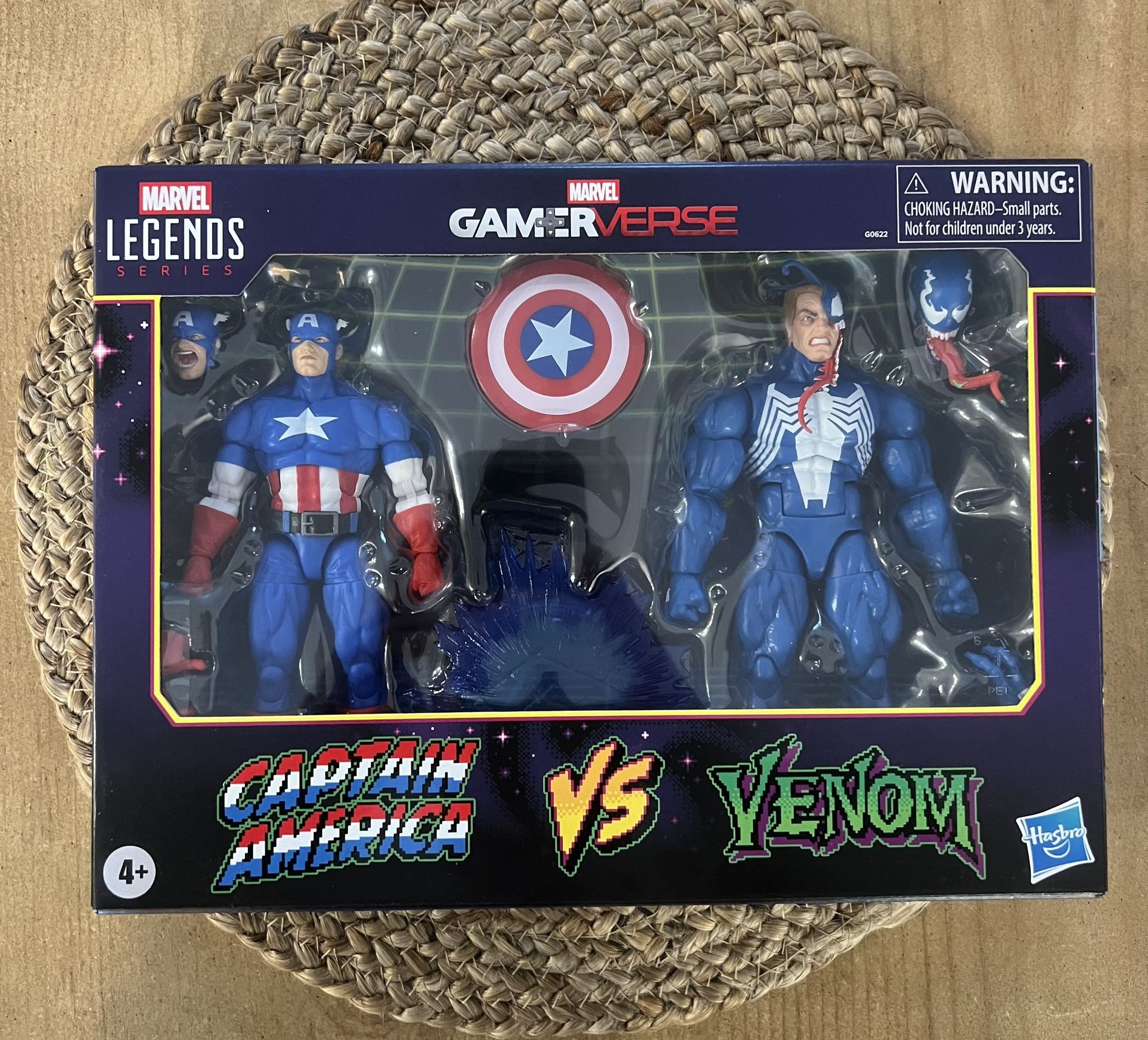 Marvel Legends Series Gameverse Captain America Vs Venom.