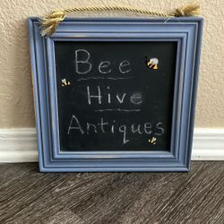 Wooden Framed Chalkboard Sign