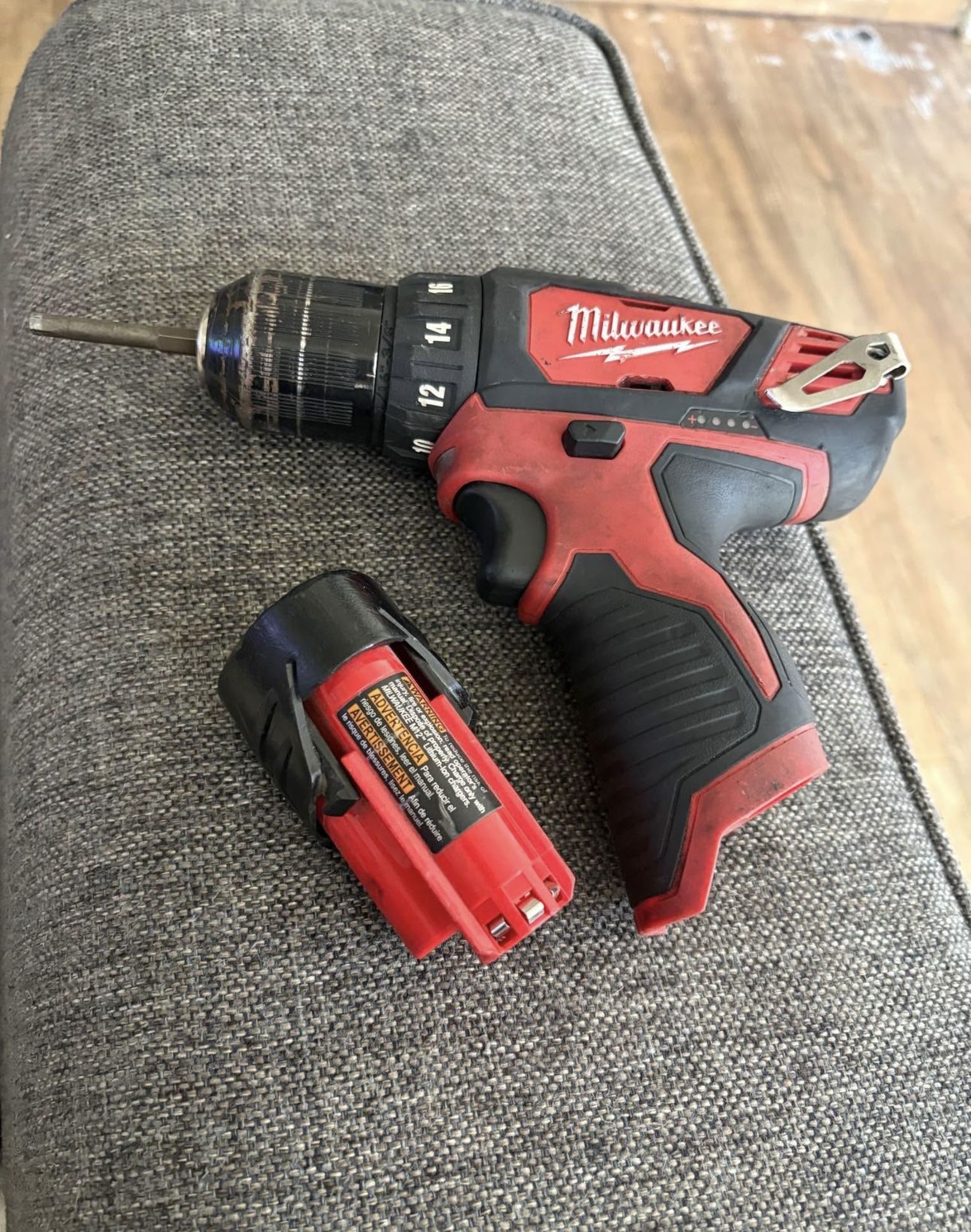 Milwaukee Drill + Battery