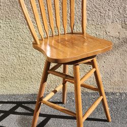 Wooden Swivel Chairs