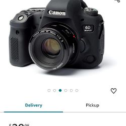 Easy Cover Silicone Case for Canon 6D Camera Black