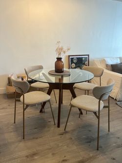 West Elm Table & Chairs Dining Set