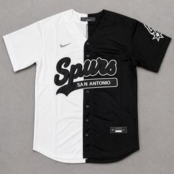 Spurs baseball style jerseys