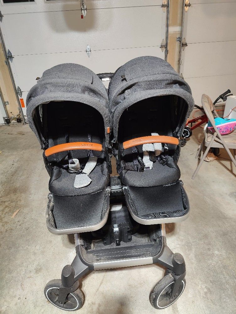 Double Stroller Contours Element + Extra Seat!