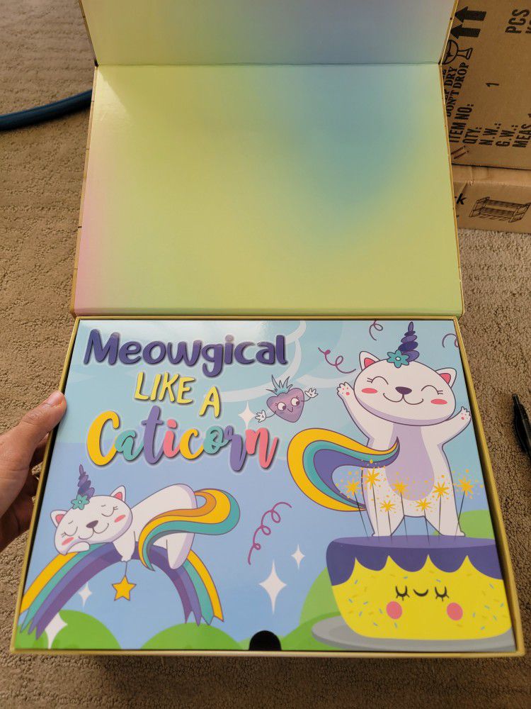 Caticorn Giftset - Cat Unicorn Gifts for Girls in a Keepsake