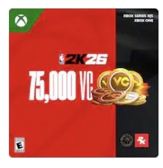 75k VC for NBA 2k26 Xbox