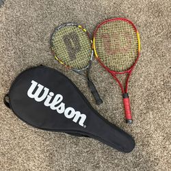 Tennis Rackets (2) w/ Bag