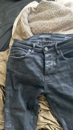 Purple Brand Black Coated Jeans Both Pairs