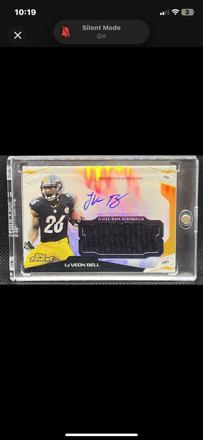 Leveon Bell Autographed Card
