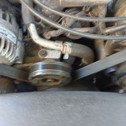 Chevy Small Block Serpentine Belt set up.